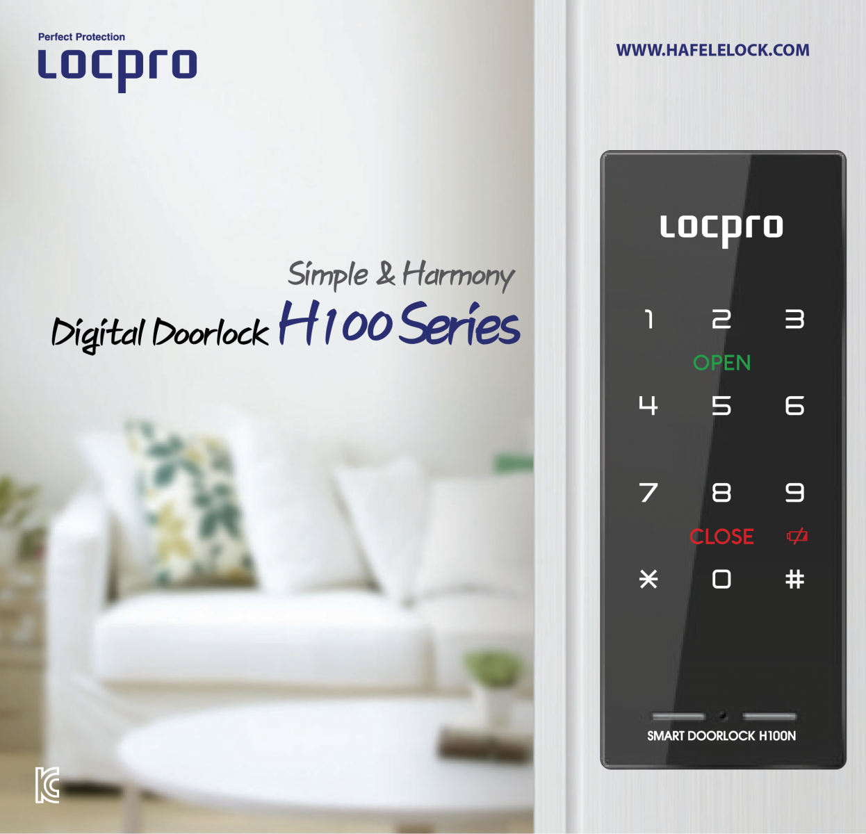 Khóa mã số Locpro  H100N