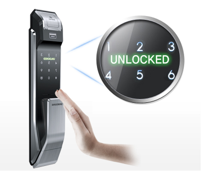 Locking Notification Feature:The door dock automatically notifies their status on the touch panel, displaying messages like ‘Locked’ and ‘Unlocked’, which adds value to the daily usage experiences.