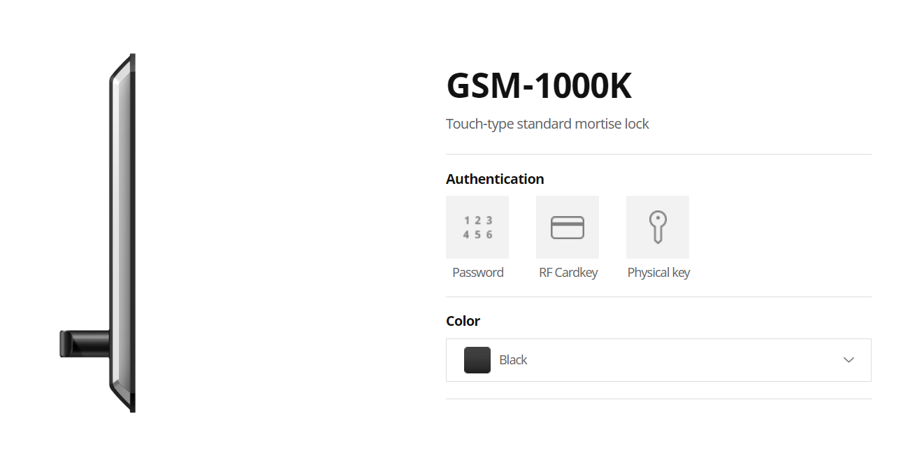 Khóa thẻ từ SOLITY GSM-1000K