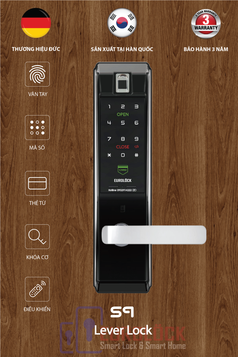 3 lý do bạn nên sử dụng khóa điện tử EUROLOCK S9