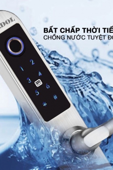 Hướng dẫn lắp đặt kích thước chiều cao tay nắm của khóa điện tử và khóa tay gạt