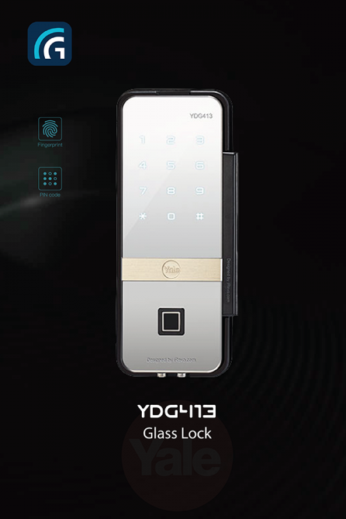 Khóa cửa kính YALE YDG 413 Khóa cửa kính YALE YDG 413