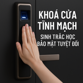 Khoá Cửa Tĩnh Mạch – Công Nghệ Sinh Trắc Học Bảo Mật Tuyệt Đối