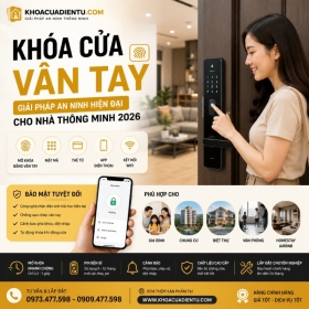 Khóa Cửa Vân Tay – Giải Pháp An Ninh Hiện Đại Cho Nhà Thông Minh 2026
