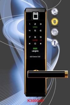 Khóa cửa vân tay Locpro K300CG4F Khóa cửa vân tay Locpro K300CG4F