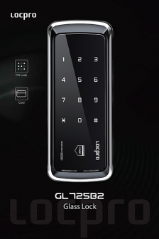 Khóa điện tử cửa kính LOCPRO GL725B2 Khóa điện tử cửa kính LOCPRO GL725B2