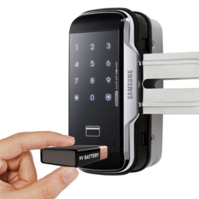 Khóa điện tử cửa kính Samsung, sản phẩm hoàn hảo dành cho cửa kính