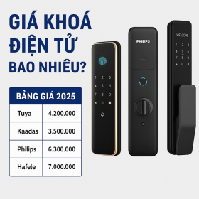 Khoá Điện Tử Giá Bao Nhiêu? Bảng Giá Mới Nhất 2025