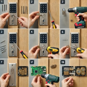 Khóa điện tử giá rẻ có dễ lắp đặt không?