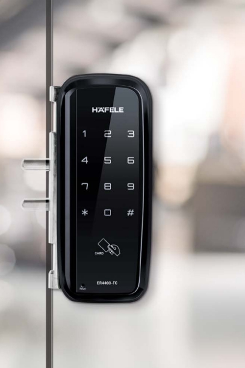 Khóa điện tử Hafele ER4400 TCR cho cửa kính 912.05.701 Khóa điện tử Hafele ER4400 TCR cho cửa kính 912.05.701