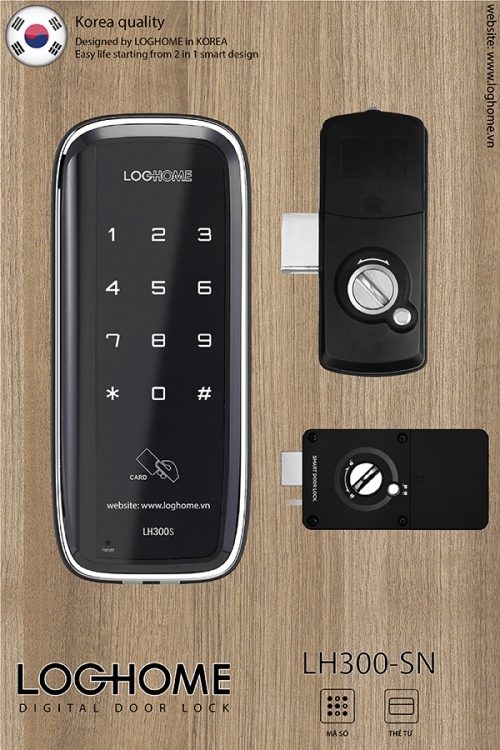 Khóa điện tử LOGHOME LH300-SN Khóa điện tử LOGHOME LH300-SN