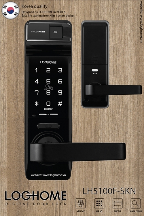 Khóa điện tử LOGHOME LH5100F-SKN Khóa điện tử LOGHOME LH5100F-SKN
