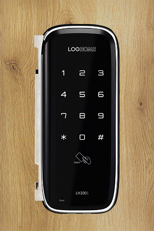 Khóa thẻ từ cửa kính LOGHOME GLASS LH300GC-SN/RMC Khóa thẻ từ cửa kính LOGHOME GLASS LH300GC-SN/RMC