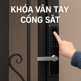 Khoá Vân Tay Cổng Sắt – Lựa Chọn Hoàn Hảo Cho Cổng Ngoài Trời