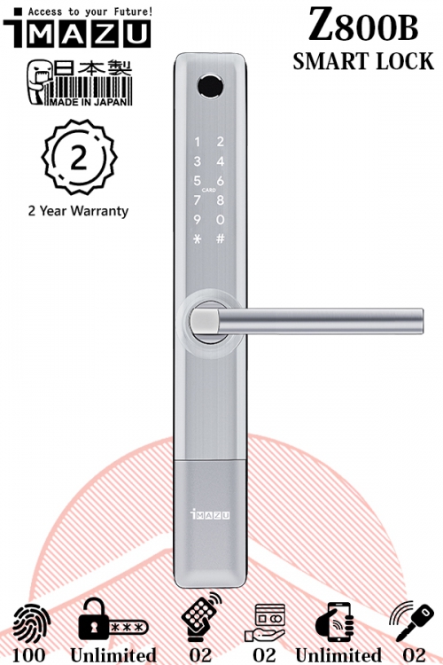Khóa Vân Tay Cửa Nhôm IMAZU Z800S Khóa Vân Tay Cửa Nhôm IMAZU Z800S