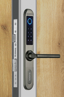 Khóa vân tay cửa nhựa lõi thép Kadol E6808