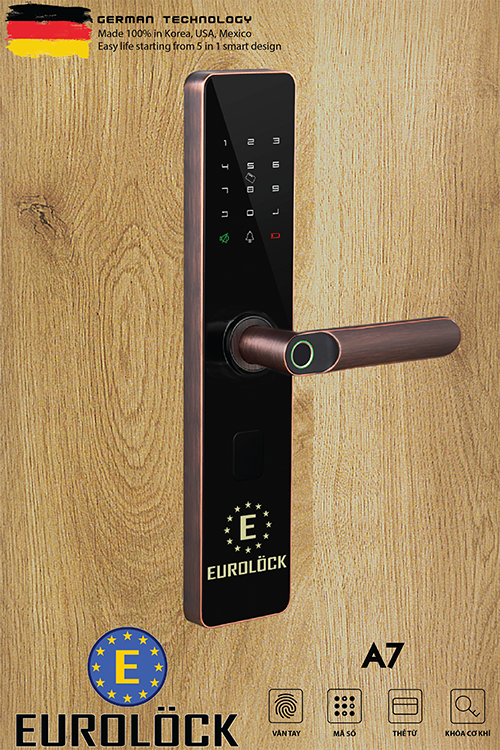 Khoá vân tay EUROLOCK A7 Khoá vân tay EUROLOCK A7