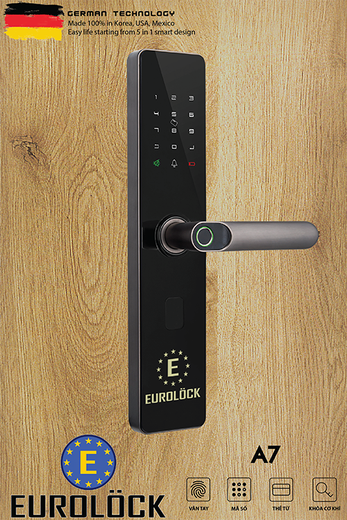 Khoá vân tay EUROLOCK A7 Khoá vân tay EUROLOCK A7