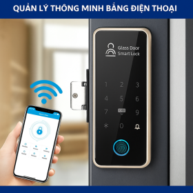 Khoá Vân Tay Kết Nối App - Quản Lý Thông Minh Bằng Điện Thoại
