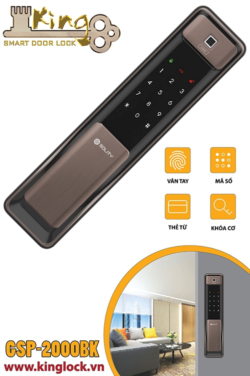 Khóa vân tay SOLITY GSP-2000BK