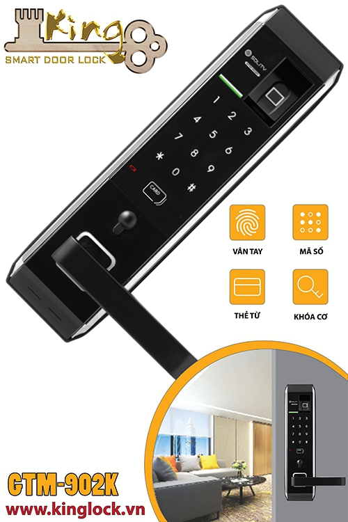 Khóa vân tay SOLITY GTM-902K Khóa vân tay SOLITY GTM-902K