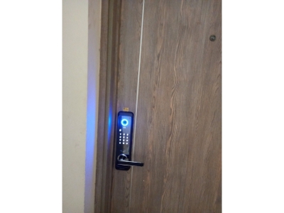 Lắp đặt khóa điện tử vân tay SCHLAGE S6500F tại căn hộ chung cư Rừng Cọ Ecopark, Văn Giang, Hưng Yên