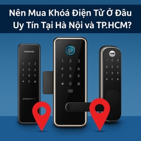 Nên Mua Khoá Điện Tử Ở Đâu Uy Tín Tại Hà Nội và TP HCM