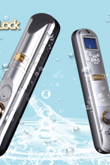 Ổ khóa vân tay lắp cho cửa sắt ngoài trời