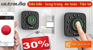 Phân phối độc quyền khóa điện tử mở từ xa bằng wifi ULTRALOQ tại Việt nam
