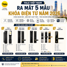 Yale Việt Nam Ra Mắt 5 Mẫu Khóa Điện Tử Năm 2026