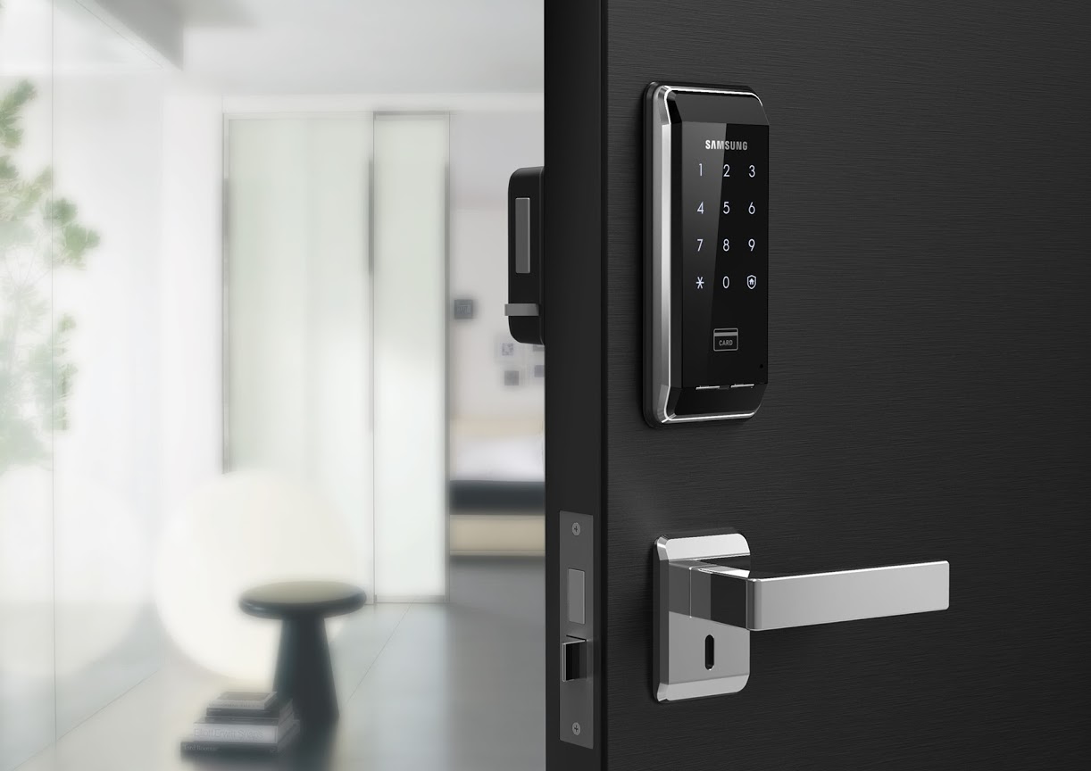 Những ổ khóa điện tử không có tay cầm lắp đặt nhiều nhất cho căn hộ chung cư tại Kinglock