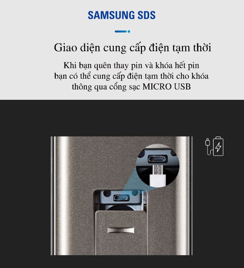 Khóa cửa vân tay Samsung SHP-H30