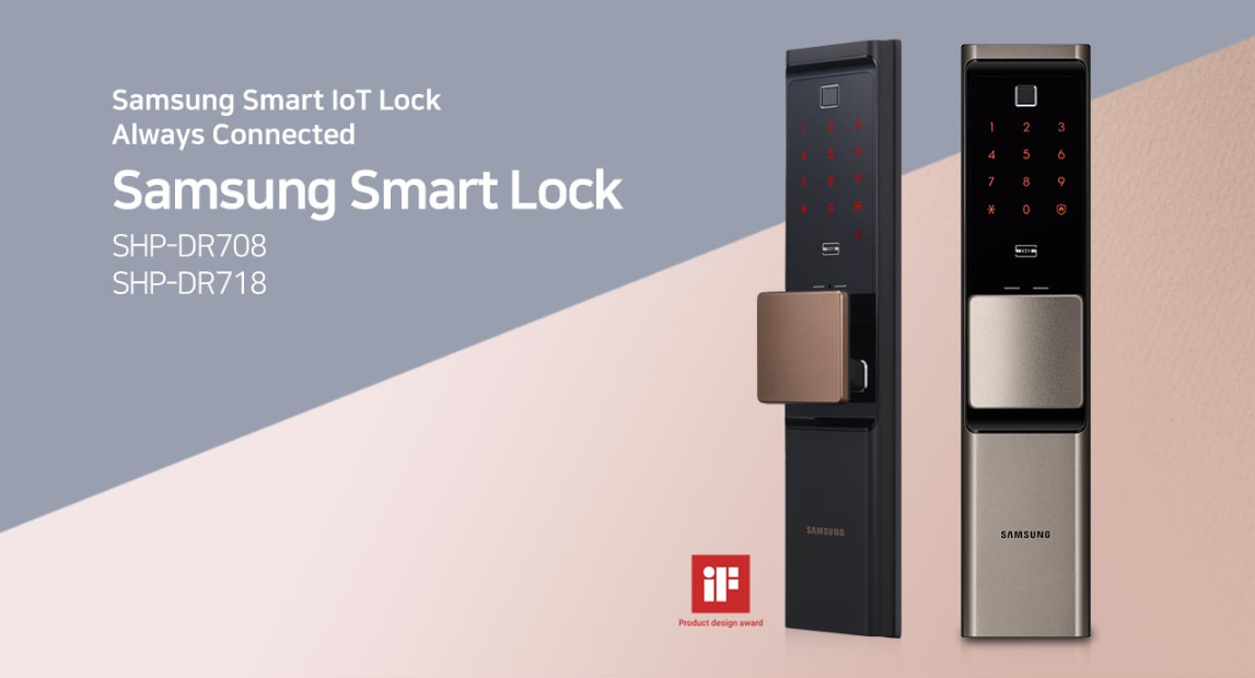 Những mẫu khóa điện tử vân tay Samsung của tập đoàn ZIGBANG SMART LOCK 2022