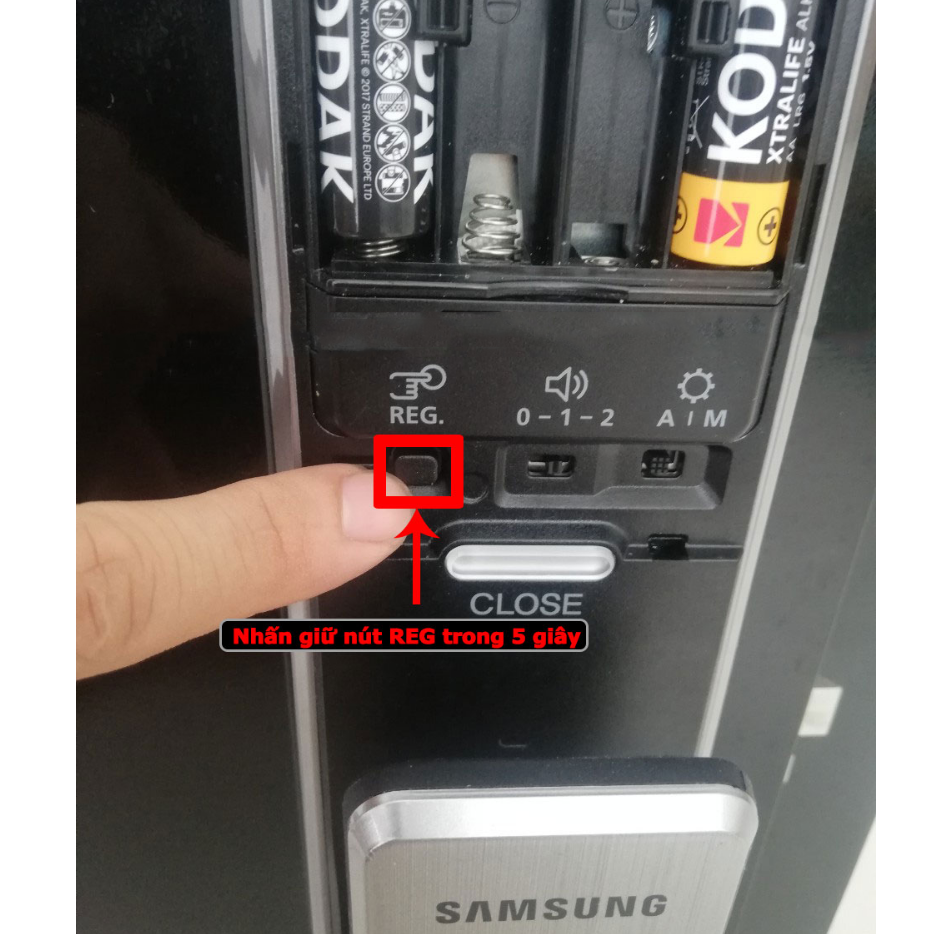 Hướng dẫn khôi phục cài đặt gốc khóa điện tử Samsung